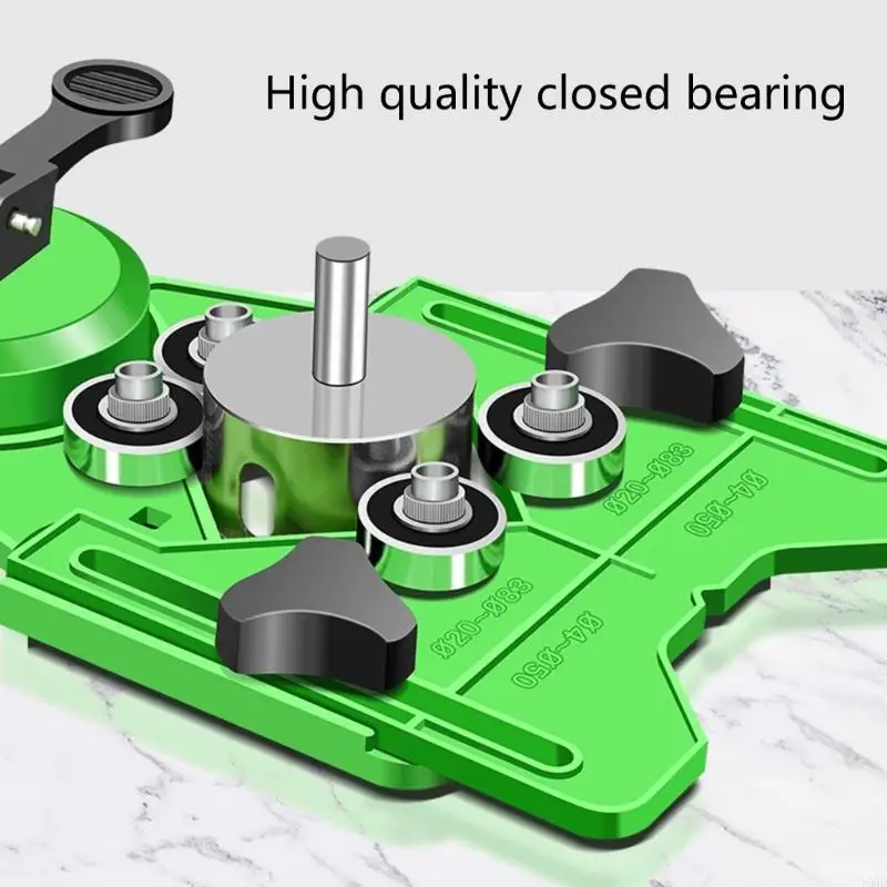 Y5GD Heavy Duty Tile Hole Locator sorgt für Stabilität und Präzision für Bauprojekte Drill Guide Tragbarer Leitfaden