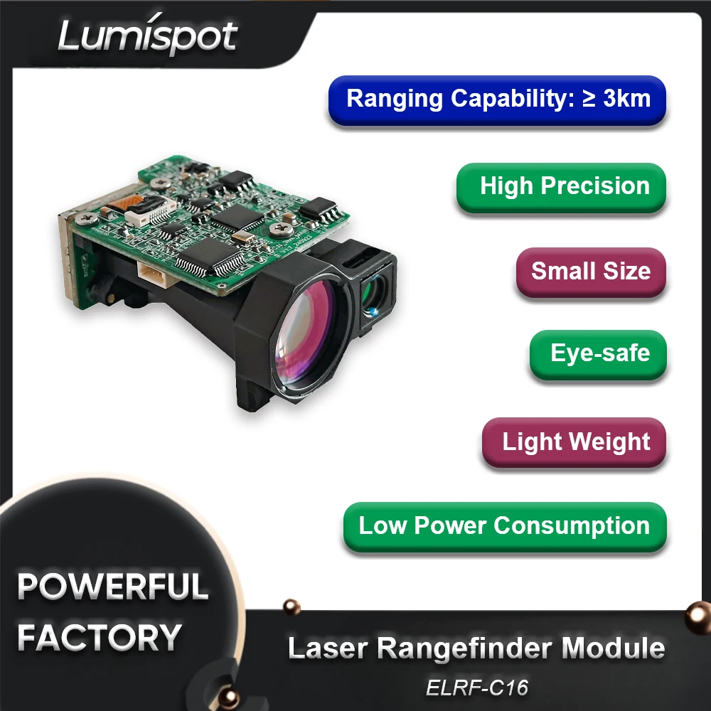

Lumispot 1535nm 3km Laser Rangefinder Module With High Quality