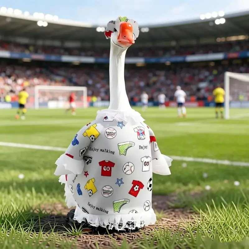 G6KF Referee Lawn Porch Game Day Sports Party Decoration Geese Outdoor Patios
