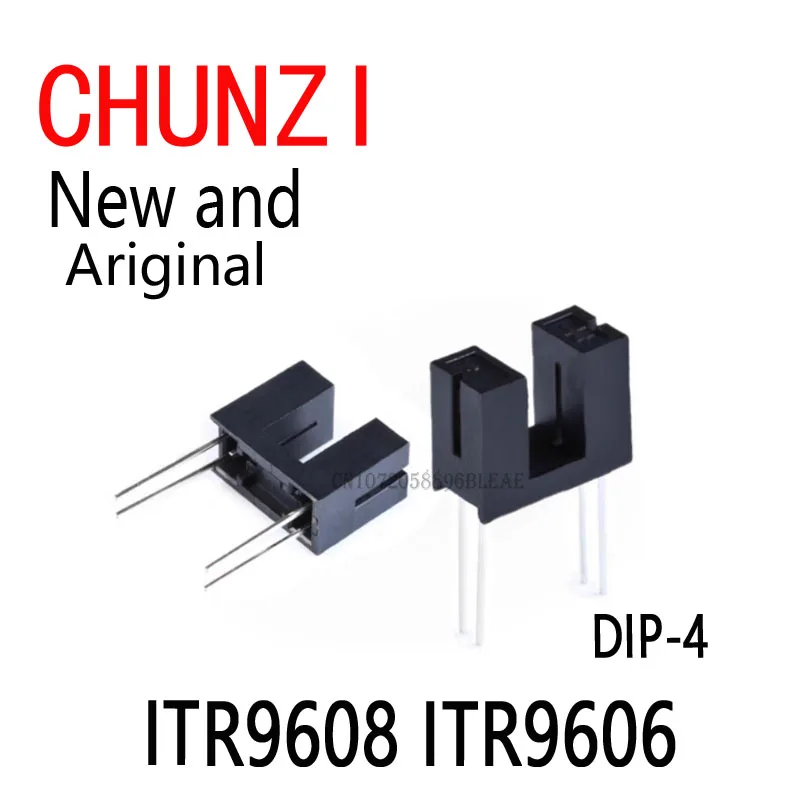 10pcs New and Original ITR-9606 ITR-9608 Opto Photo Interrupter Optical Sensor DIP-4 ITR9608 ITR9606
