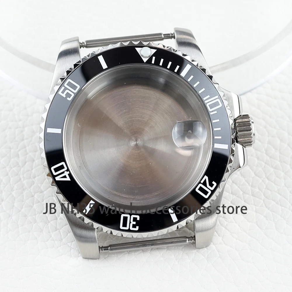 High Quality NH35 Case 40mm Sapphire Glass Waterproof Watch Case for NH35 NH36 movement 28.5mm Dial Submariner GMT Yacht Case