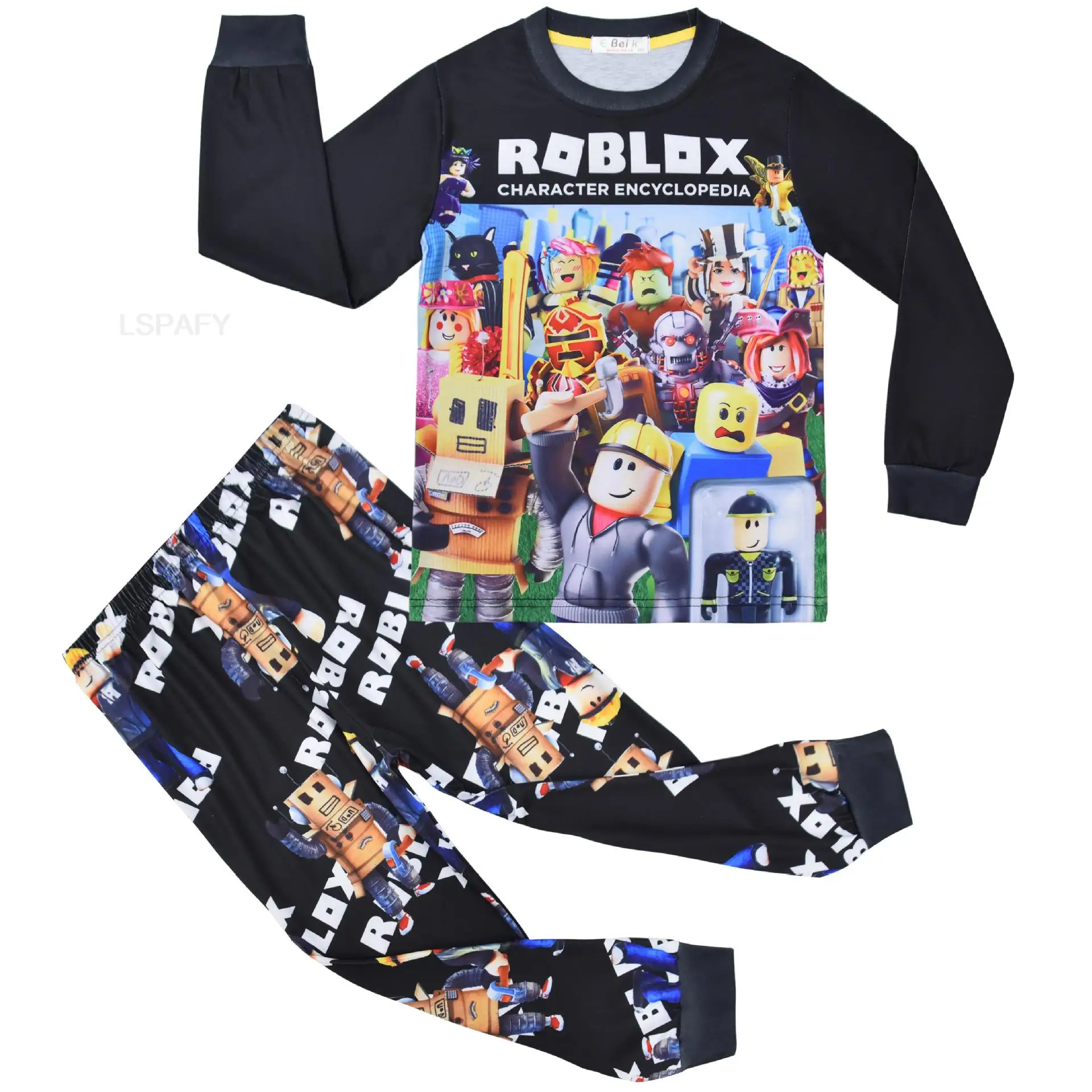 ROBLOX Boys Pajamas Kids Sleepwear Pyjamas Toddler Girls Clothing Sets Boy Sets Suit for Girls Boys Pajamas Sleepwear Nightwear