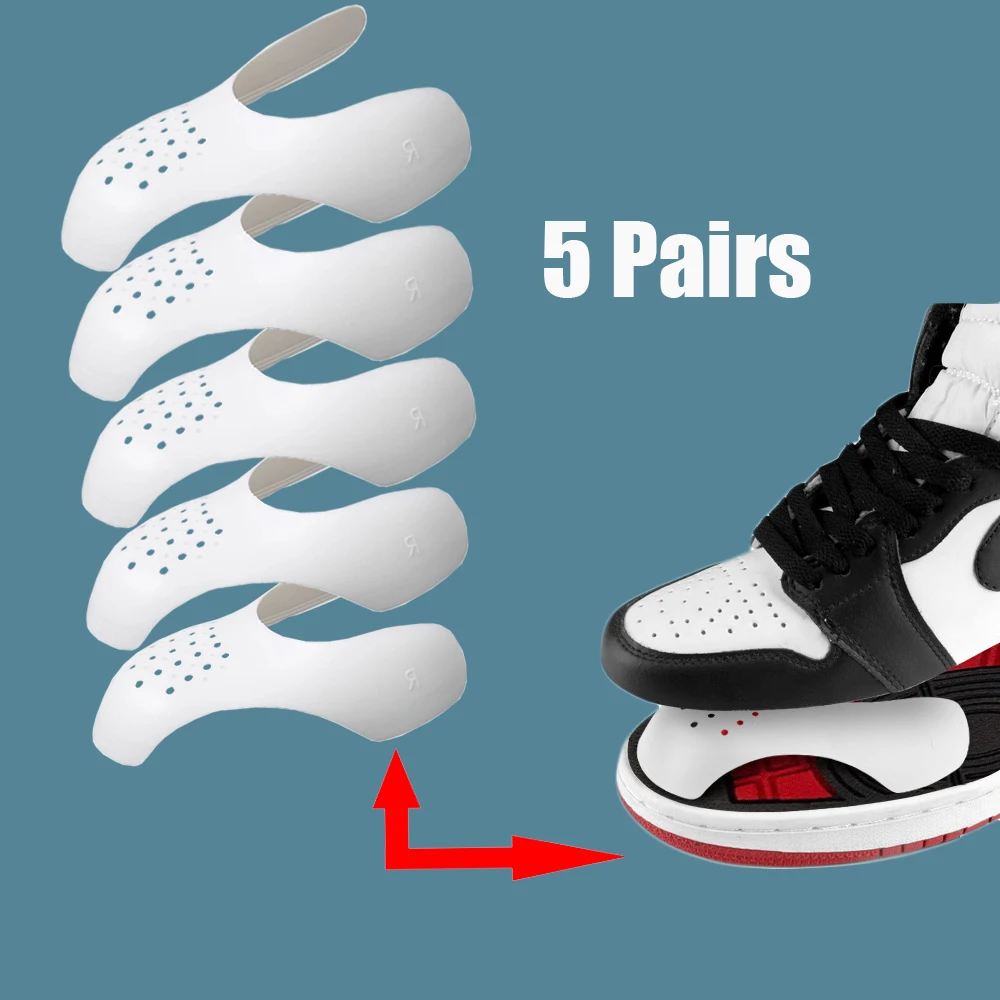 5Pairs Sneakers Protector Shoes Head Stretcher Sneaker Anti Crease Wrinkled Shoe Support Toe Cap Crease Guards Dropshipping