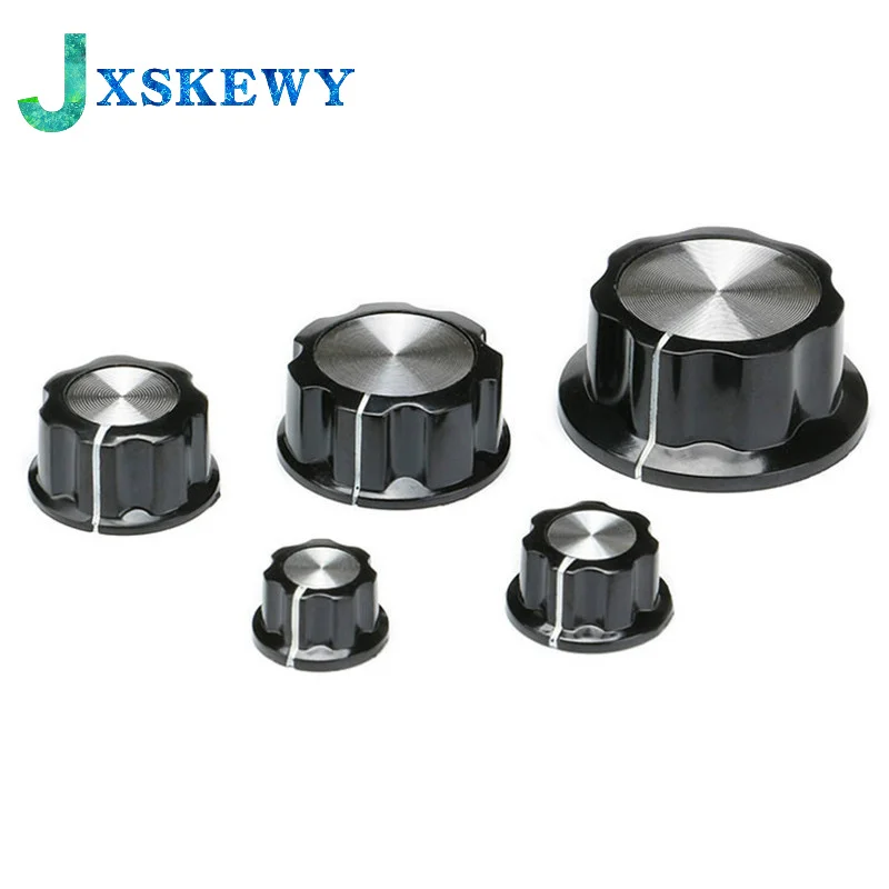 10pcs Potentiometer Knob Cap 6mm Hole MF-A01 MF-A02 MF-A03 MF-A04 MF-A05 Rotary Switch Knobs Caps