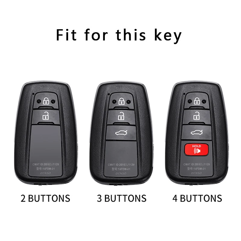 Fashion TPU Shell For Toyota Prius Camry Corolla CHR C-HR RAV4 Land Cruiser Prado Car Key Case Full Cover Accessories