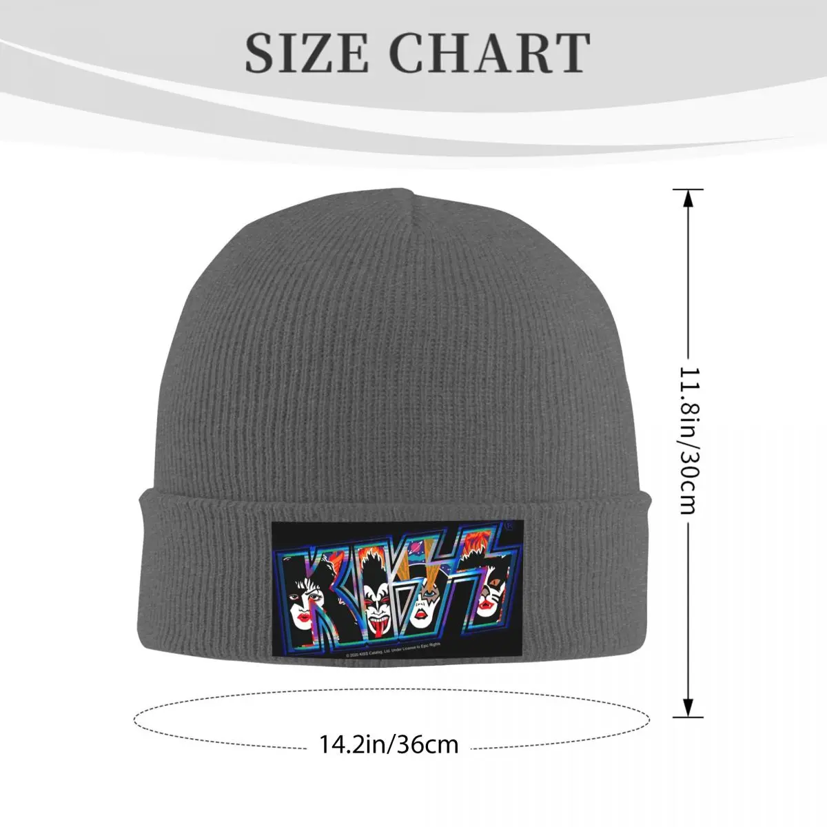 Kiss Rock Band Retor Warm Knitted Cap Hip Hop Bonnet Hat Autumn Winter Outdoor Beanies Hats for Unisex Adult