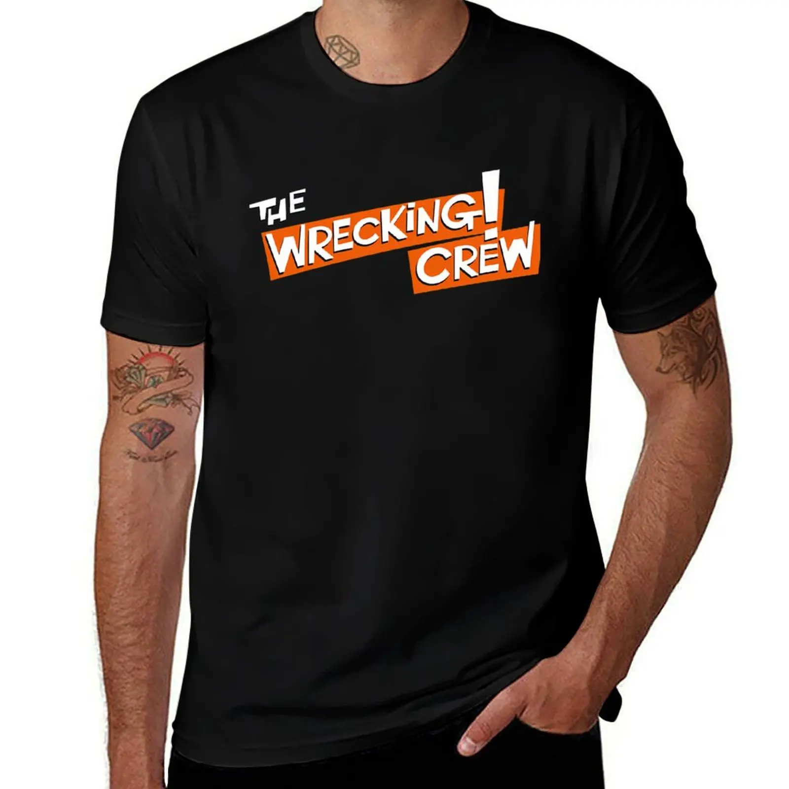 

shirt t-shirt cotton CREW cotton black T-Shirt man WRECKING t package THE for man plain