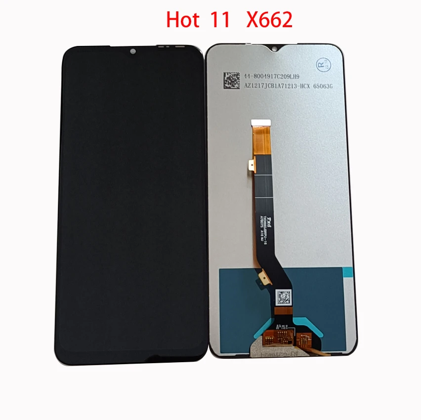 

1Pcs For Infinix Hot 11 X662 /Hot 11 2022 X675 LCD Display Touch Screen Digitizer+ Frame Hot 11 Play X688/ Hot 11S X6812