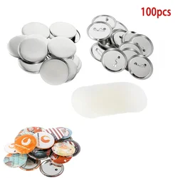 100Pcs DIY Blank Button Badge Pin Maker Parts Material Supplies 25-75MM Button Maker Badge Punch Press Machine Making Part