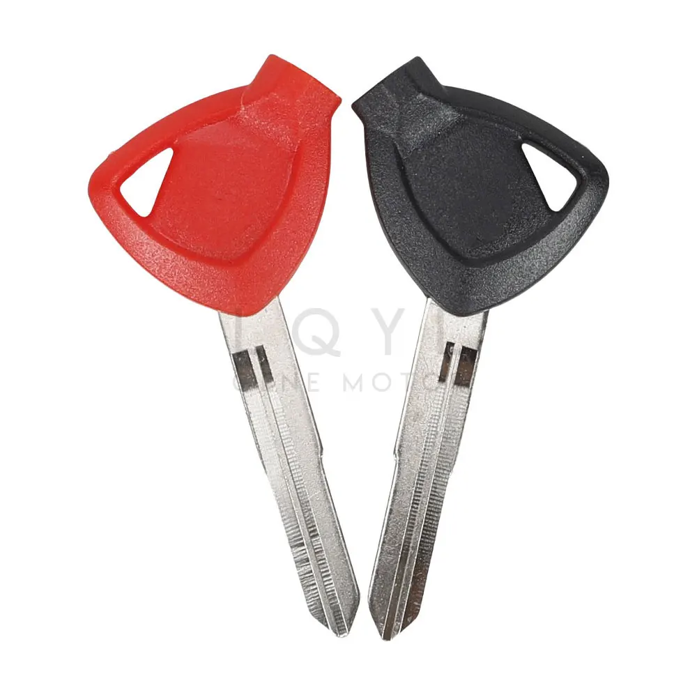 Llave en blanco de 3 piezas para motocicleta, reemplazo de llaves magnéticas sin cortar para SUZUKI AN200, AN250, AN400, AN650, Burgman AN 125, 250, 400