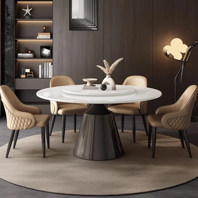 

Salon Round Dinning Center Desk Dressing Table Dining Tables Set Study Table Makeup Mesa Plegables Livingroom Furniture Sets