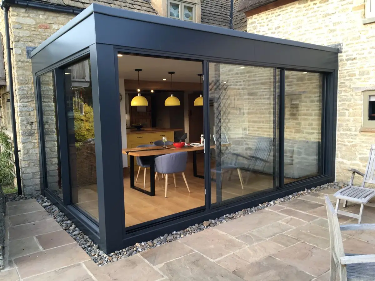 

Heat Insulation Patio Aluminium Double Glazed Heavy Duty Sliding Doors Modern Design Exterior Slide Door with Tempered Glass