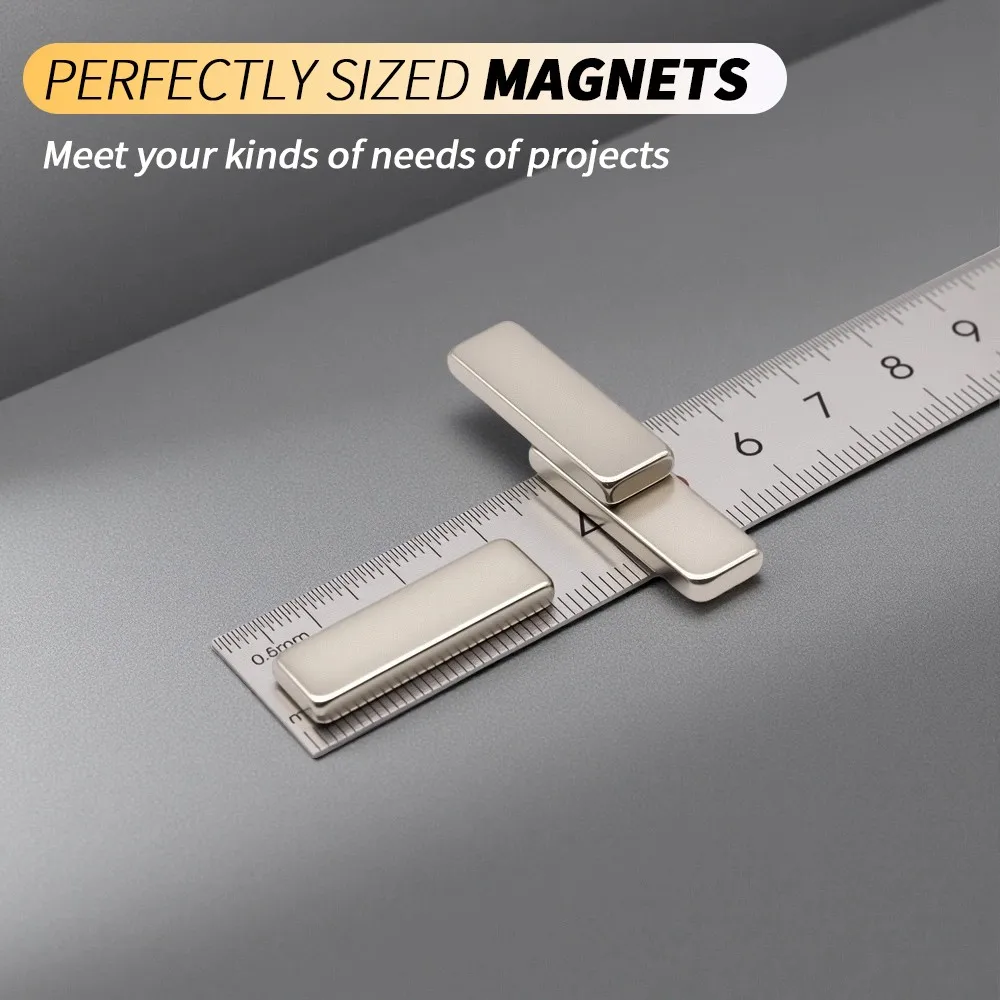 30x10x4mm Square Neodymium Magnet Block N35 NdFeB Magnets Strong Rectangle Magnets for DIY Craft Tool Holding Home Workshop