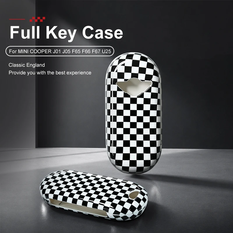 Car Key Case Protector Cover Case For Mini Cooper S JCW J01 J05 F66 F65 U25 F67 ABS Remote Protector  Cover Shell Accessories