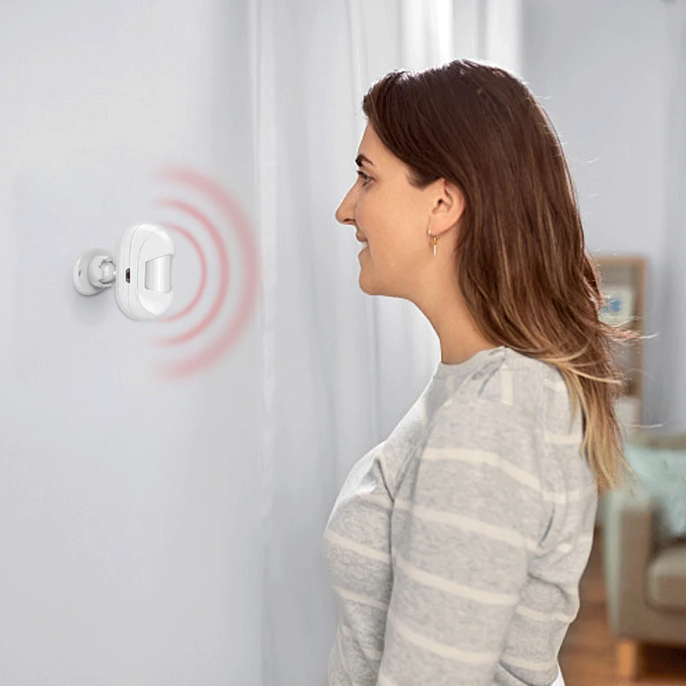 Sensor de movimiento humano Tuya Zigbee 3,0, Mini Sensor PIR para casa inteligente, Detector de protección de seguridad con aplicación Smart Life, funciona con Alexa