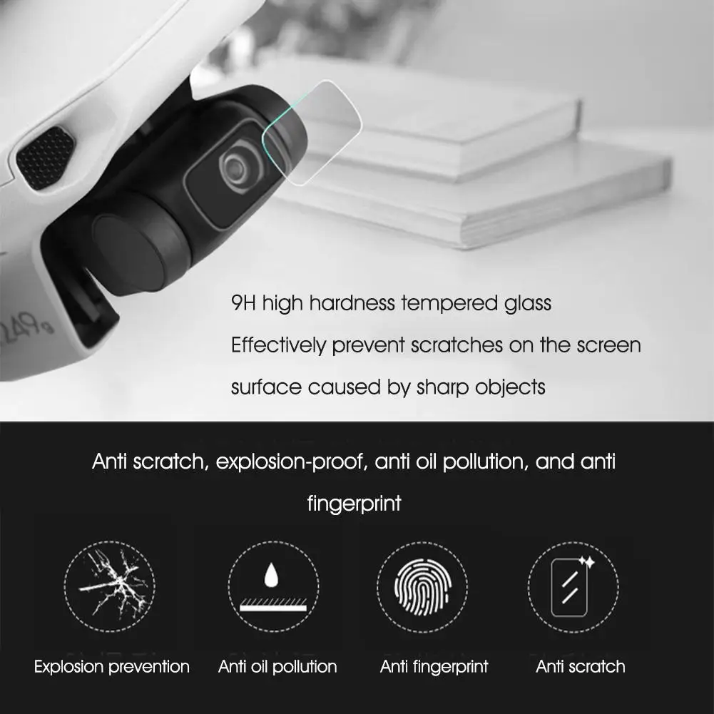 

Drone Lens Protective Film Aerial Camera PTZ Camera HD Protective Film Accessories For Sunnylife Mini4k/ Mini2/ Mini2se O0D6