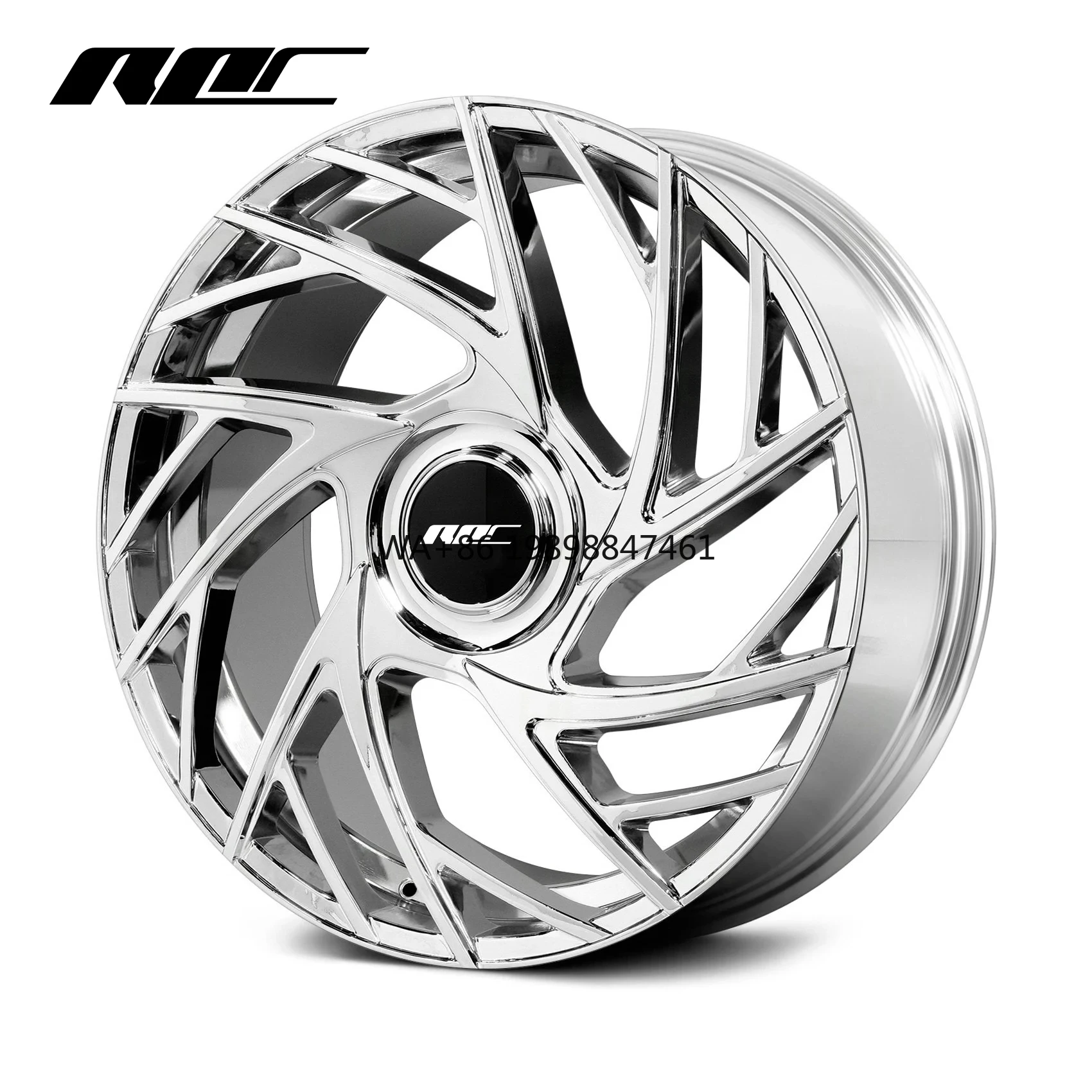 

Кованые диски Roc Custom Triple Chrome DUB 5x120 6x139.7, 20, 22, 24 дюйма для Cadillac Escalade, Corvette C8, Range Rover
