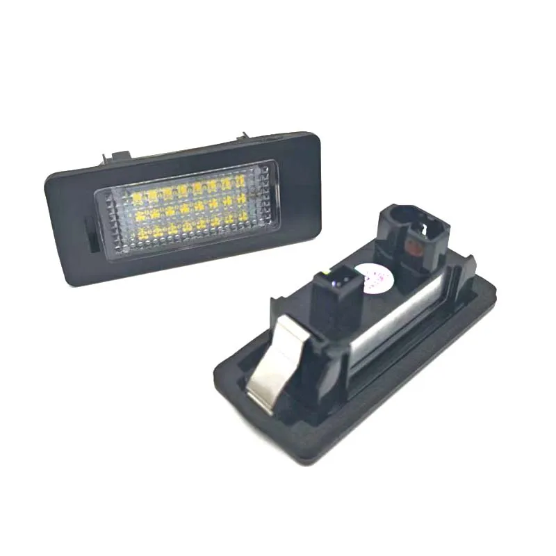 Luz de número de matrícula, 2 uds., 6000k, blanca, sin Error, para BMW E90 M3 E91 E92 E70 X5 X6 E39 F30 E60 E61 E93