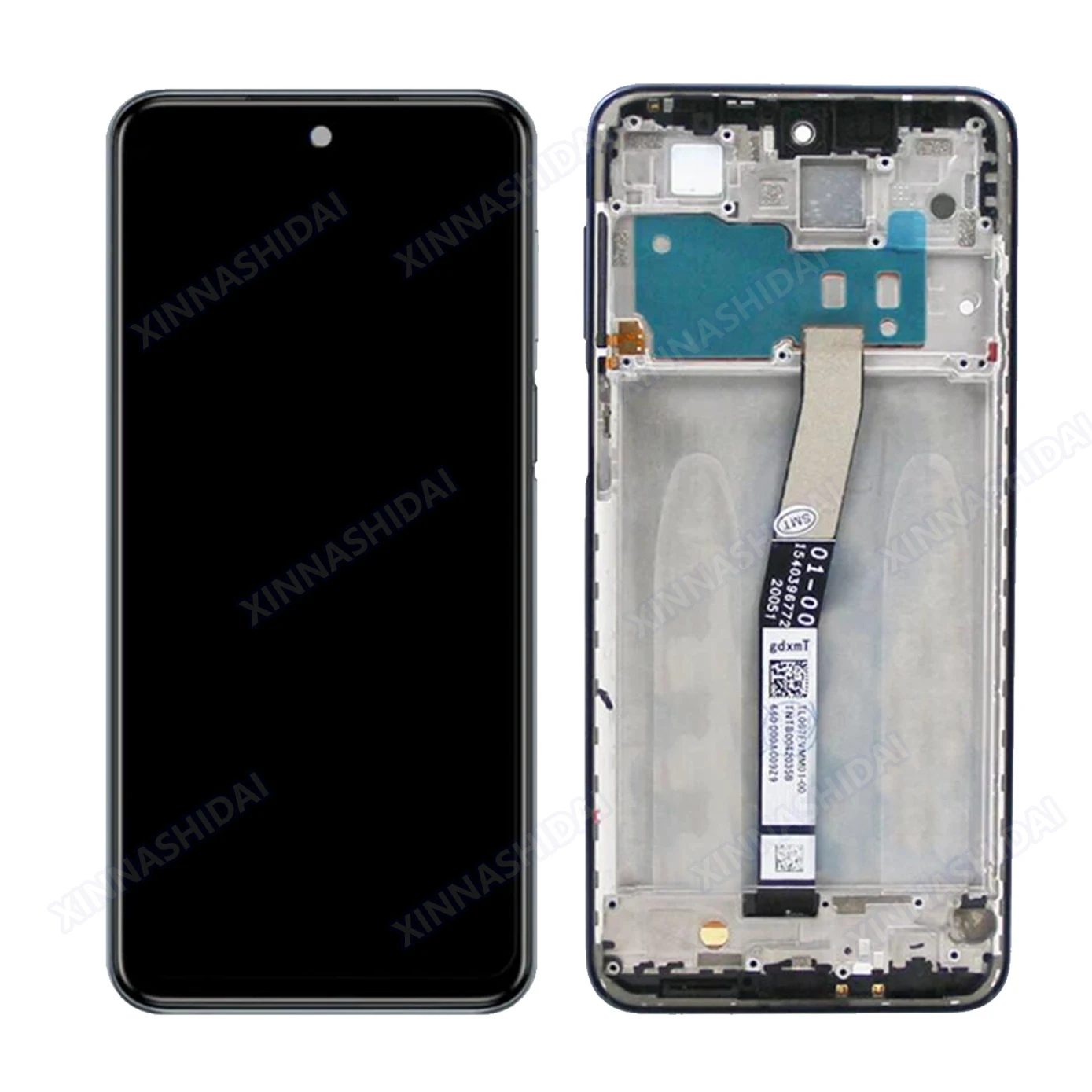 For Xiaomi Redmi Note 9S Note9S LCD Display with Frame Touch Screen Digitizer Assesmbly For Note9 Pro Note9Pro