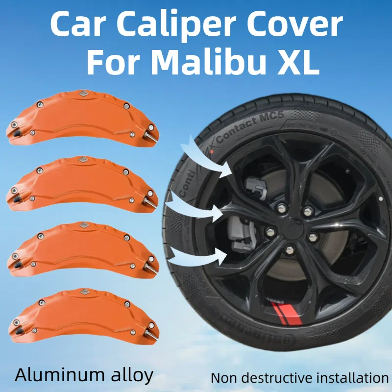 

2016-2023 For Chevrolet Malibu XL Car Brake Caliper Cover Aluminum Alloy Front Rear Wheel Modification Exterior Kit
