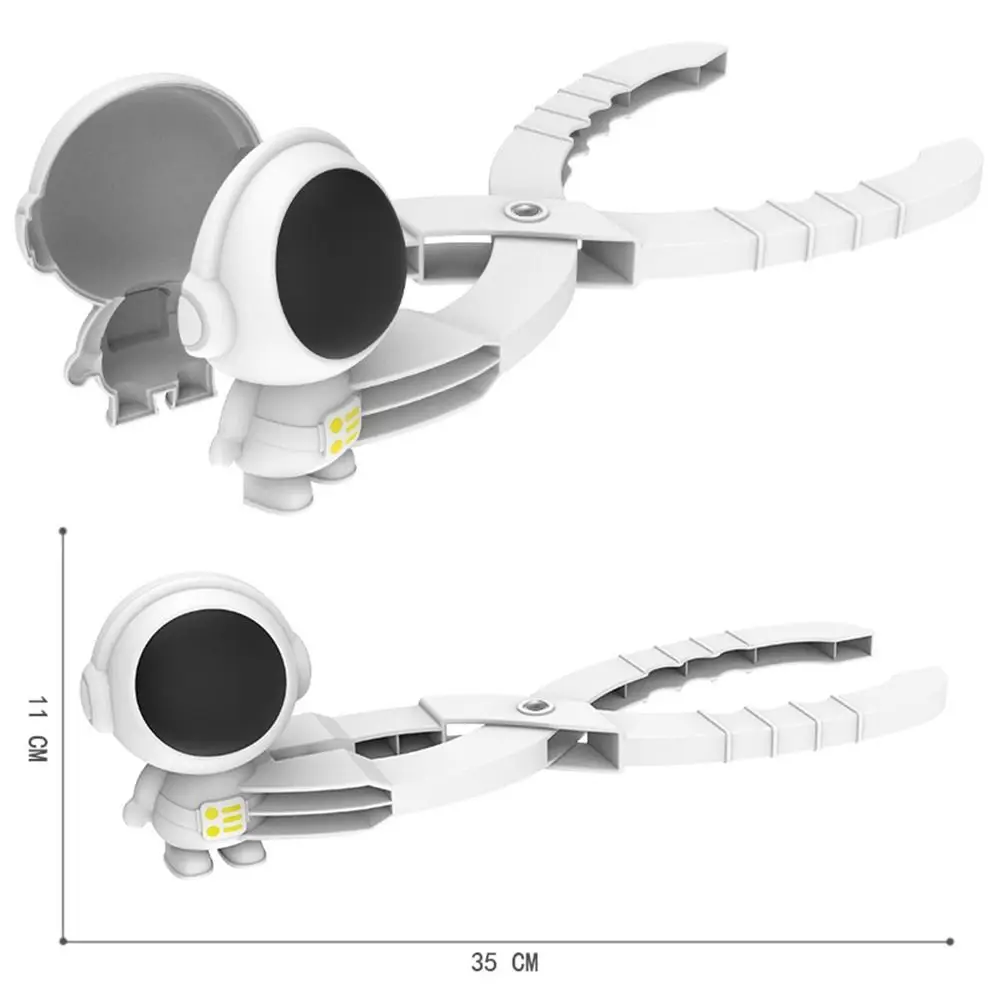 New PP Snowball Clip Multi-shape Kids Toys Snowball Maker Cartoon Snowball Tool Snow Grasping Clamps Winter
