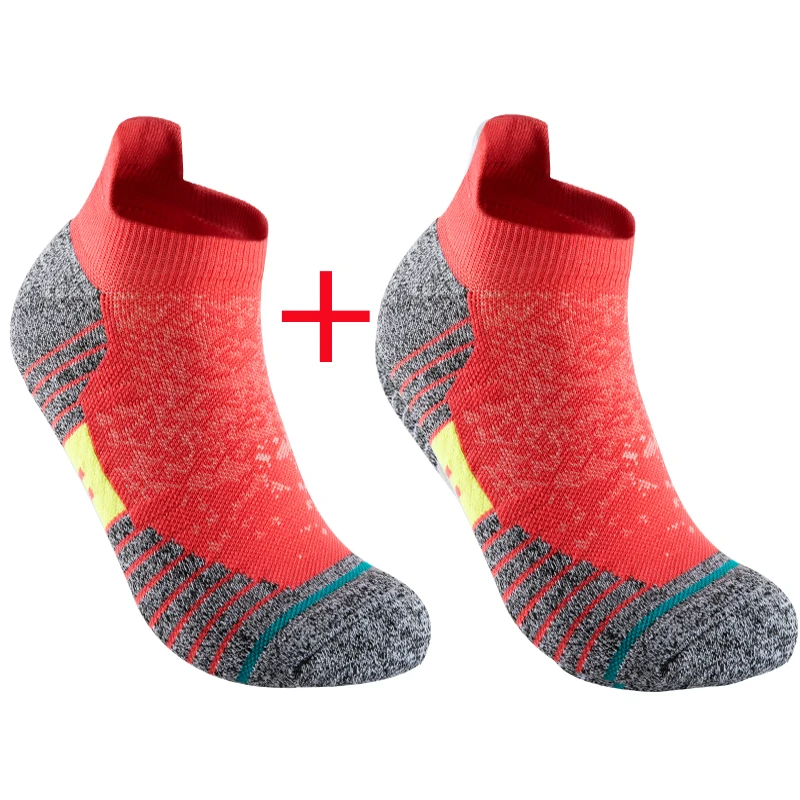 2 Paar Fahrradsocken für Herren, Kompressionssocken für Krankenpfleger, Radsportsocken für Damen, MTB-Schutzsocken, Sportsocken mit Grip, Barre-Socken, unsichtbare Socken. – Detail 4