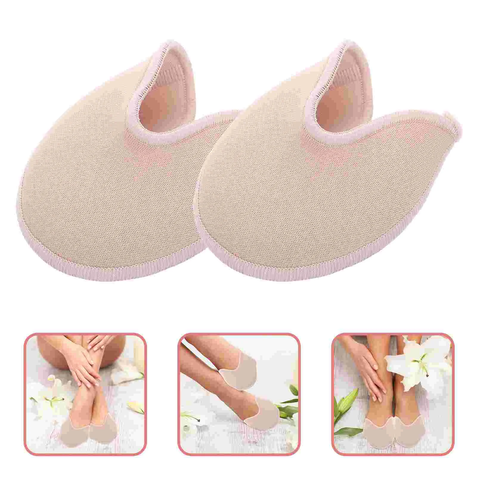 Ballet Teenbeschermers Pads Caps Covers Kussens voor Pointe Schoenen Dames Elastische Hoge Hak Schoen Teenbeschermer Comfortabel Gebreid