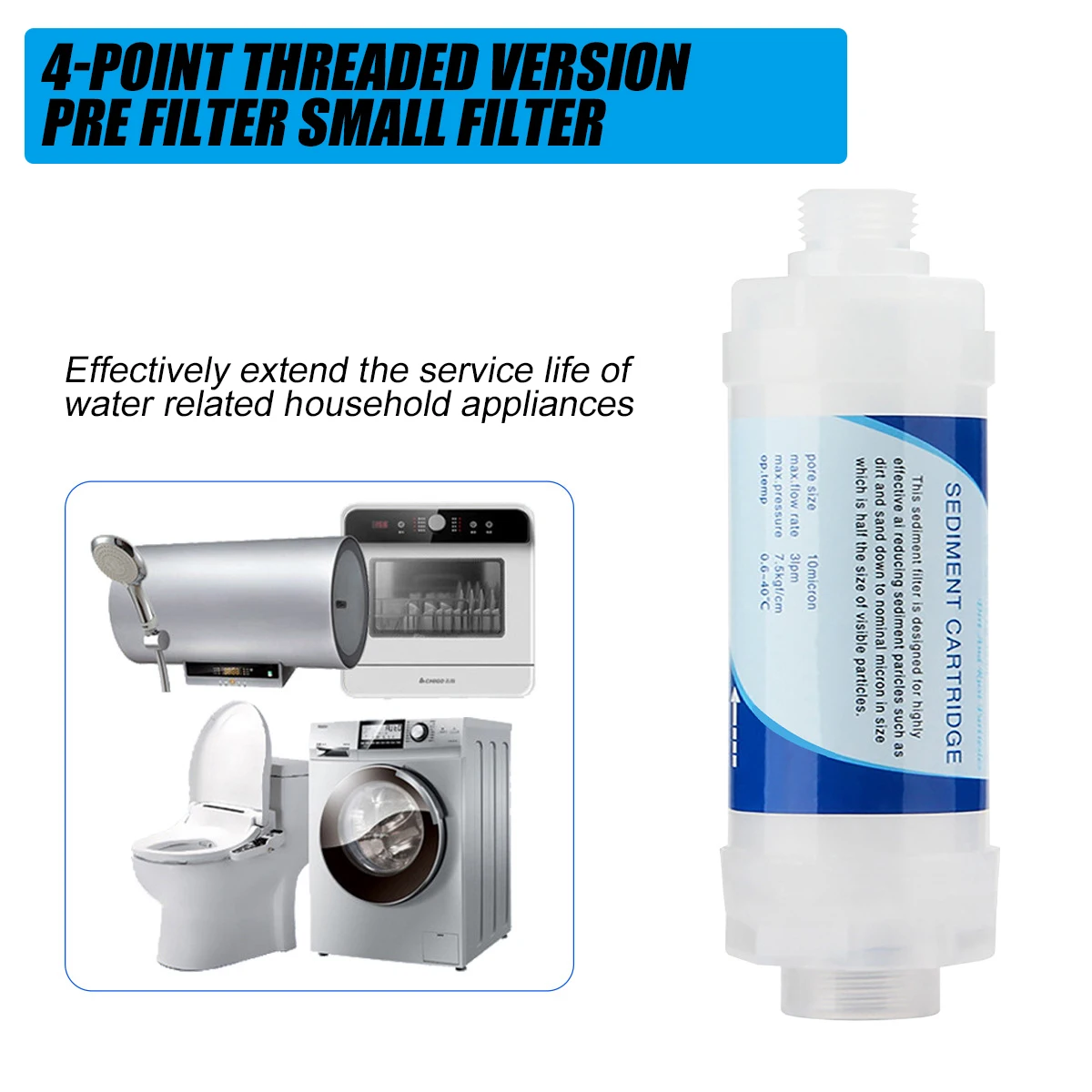 Sediment Water Filter Cartridge Replacement Filtration Osmos