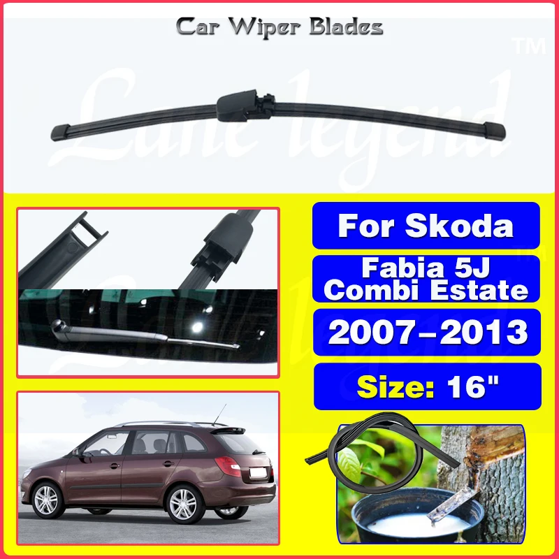 

Wiper 16" Rear Wiper Blade For Skoda Fabia 5J Combi Estate 2007 2008 2009 2010 2011 2012 2013 Windshield Windscreen Rear Window