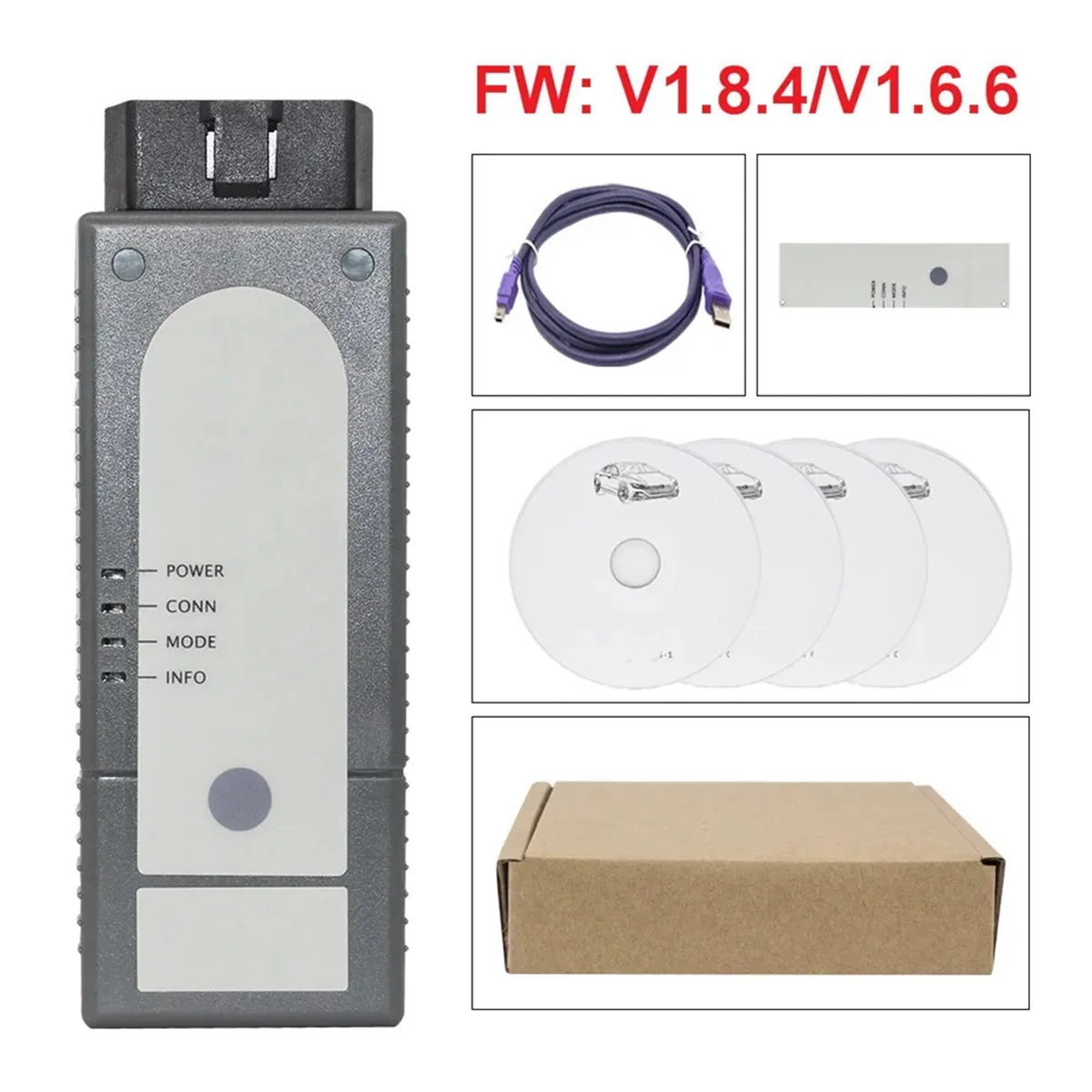 Diagnostic Tester Detector VAS6154 ODIS WIFI Car for VW Audi Skoda 6154 V1.6.6.0