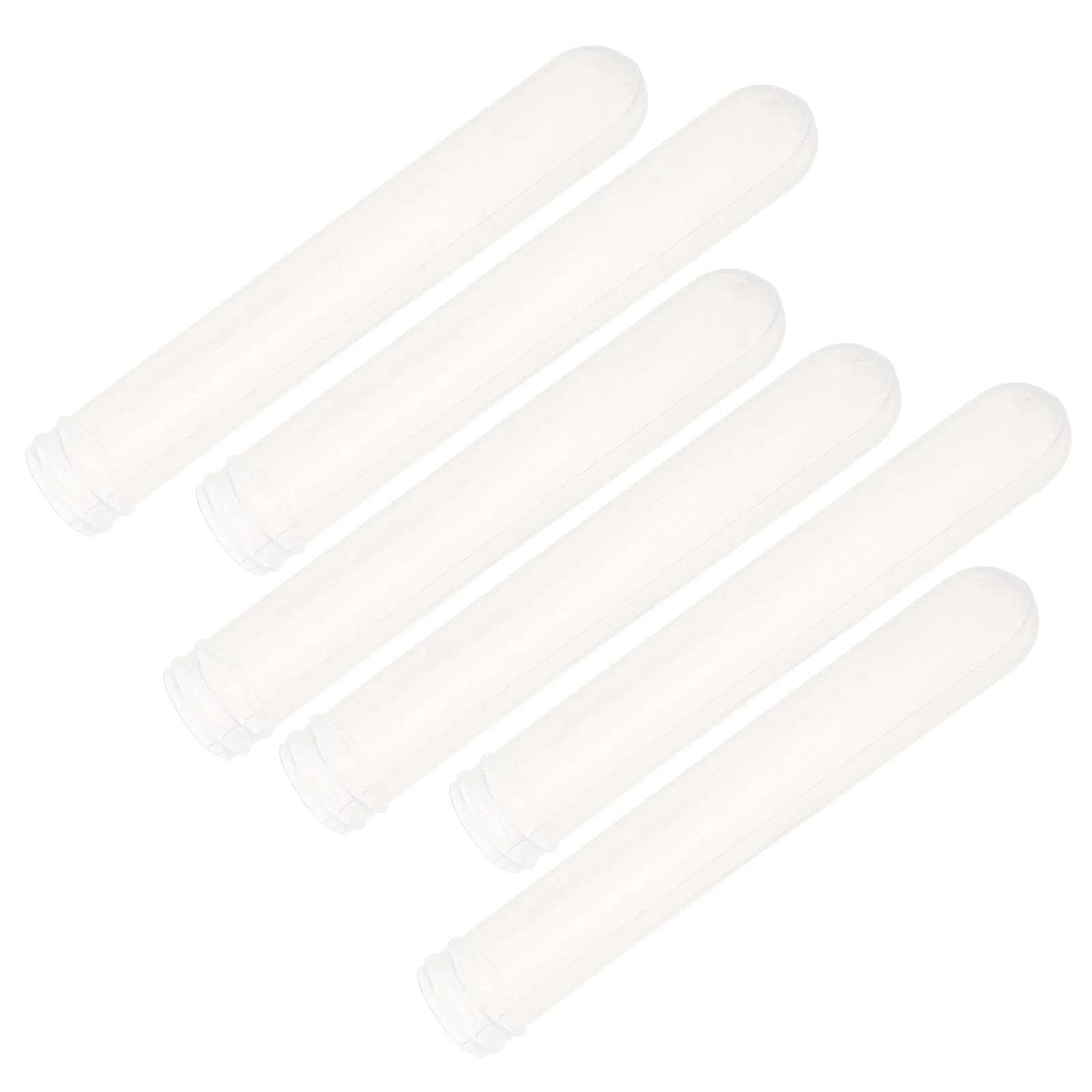 

500Pcs Plastic Soft Test Tubes Disposable Liquid Sample Containers for Chemistry Experiments School Laboratory Use
