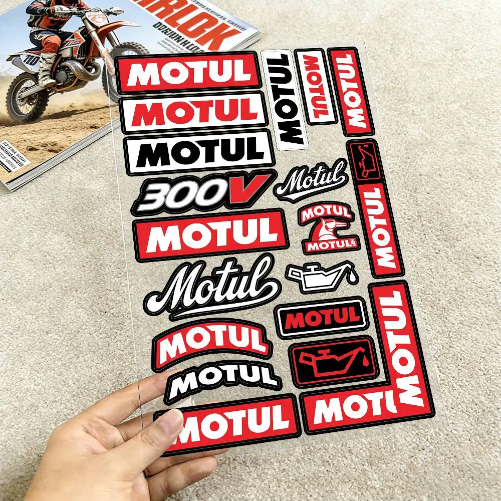 

Светоотражающие наклейки Motul для мотоциклов, предупреждающие о безопасности в темноте, для шлемов скутеров.