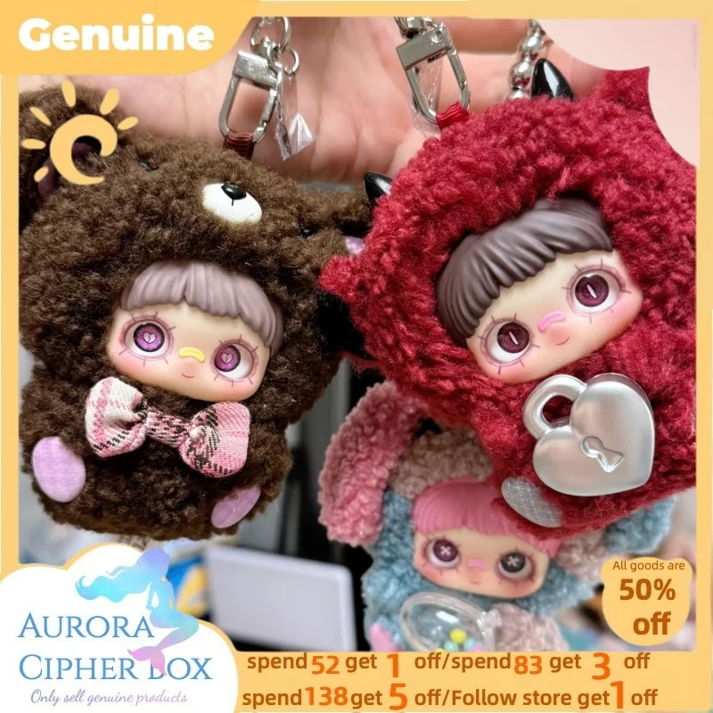 2025 정품 메이메이 V6 메이 아이 러브 유 시리즈 비닐 플러시 블라인드 박스 귀여운 가방 펜던트 인형 트렌디 장난감 수집 키체인 소녀 선물