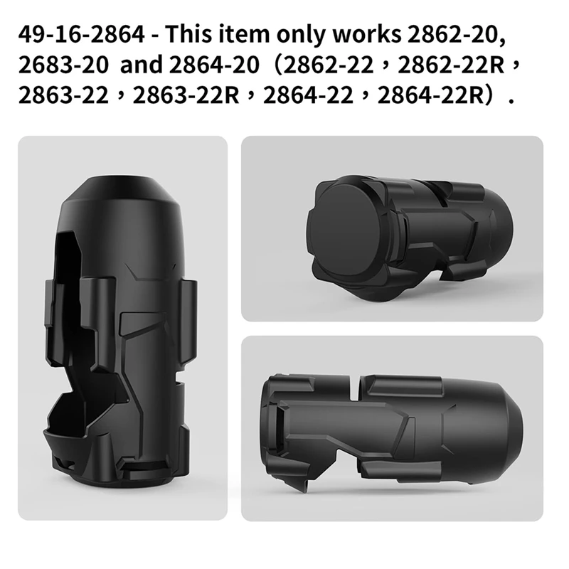 49-16-2864 M18torque Impact Wrench Protective Rubber Boot Fits 2864-20 2863-20 2862-20 M18fuel High Torque Impact Wrench