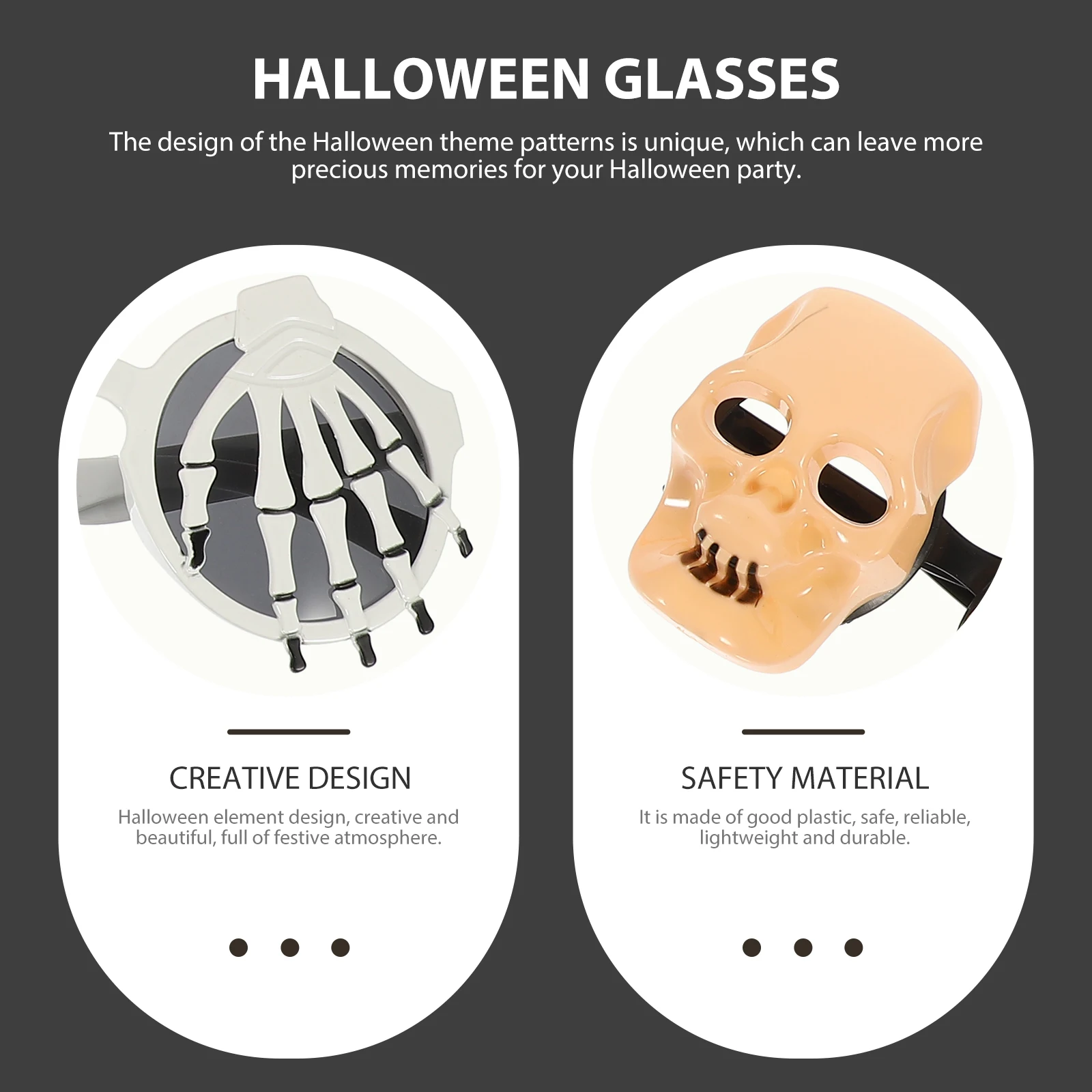 

4Pcs Costume Party Glasses Poop Shaped Sunnies for Holiday Events Laughter Inducing Decorative Eye Accessories Set