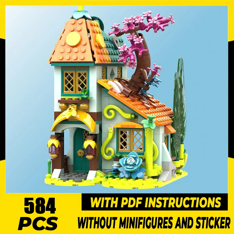 

City Street View Model Moc Building Blocks Dream Cottage Model Technology Bricks DIY Assembly Holiday Construstion Toy Gifts