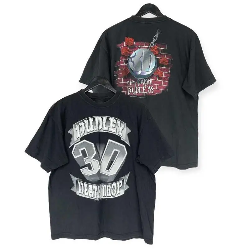 Camiseta Retro Dudley Boyz concierto para hombre S 235Xl 7D281, envío gratuito