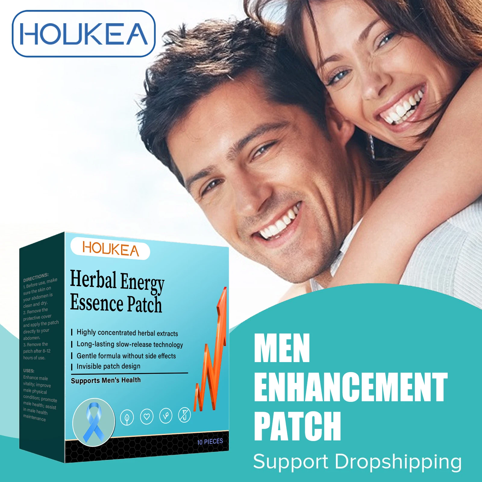 10/20/30pcs Male Health Herbal Patches Enhance Energy Potency Stamina Booster Delay Erection Endurance Male Enhancement Patch
