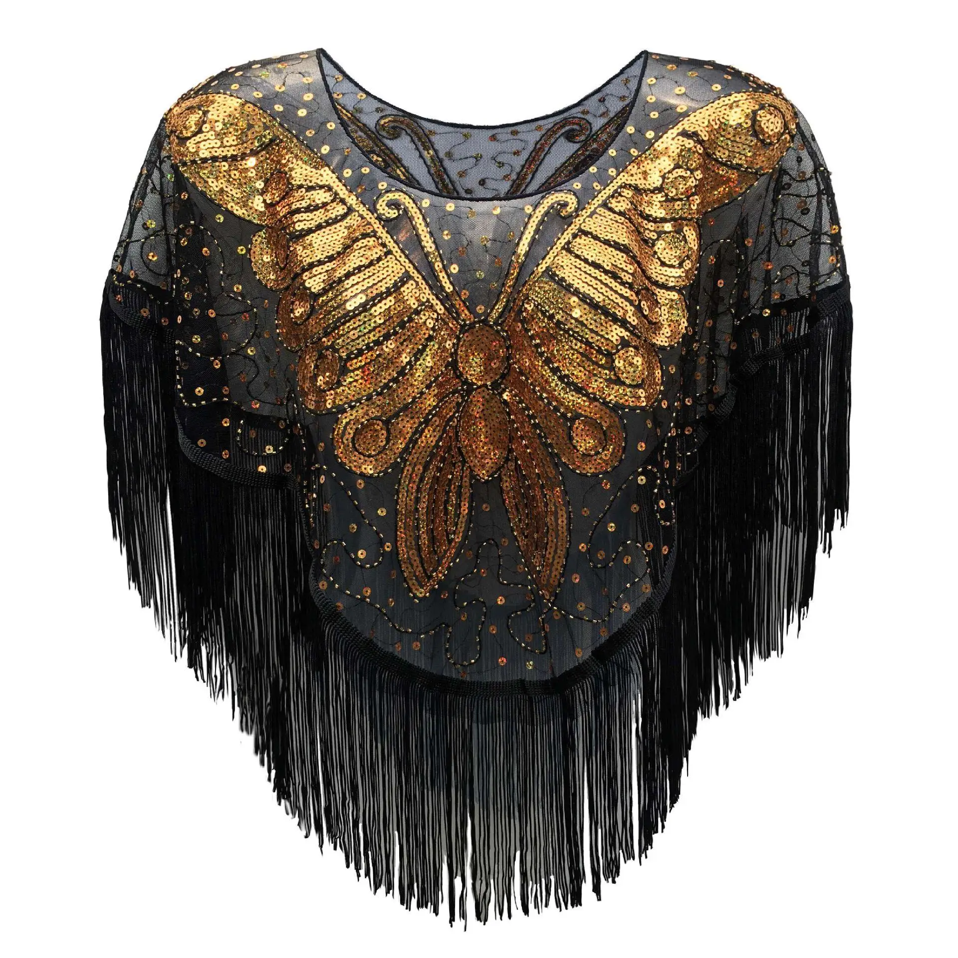 evening-gown-sequined-tassel-shawl-dress-small-pure-color-brand-unregistered-listing-year-spring-2025-fashion-accessory