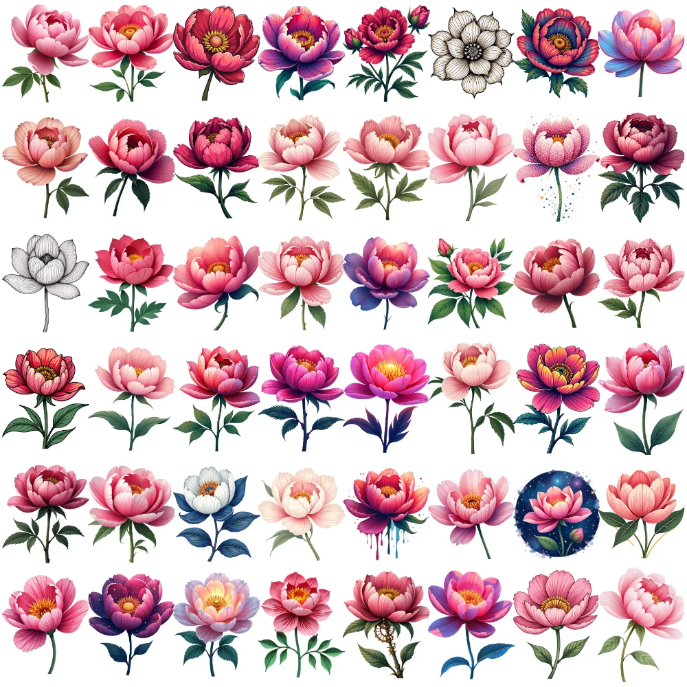 

63 шт. временные татуировки цветочные татуировки временные татуировки наклейки пион дизайн мультфильм для мальчиков руки дети