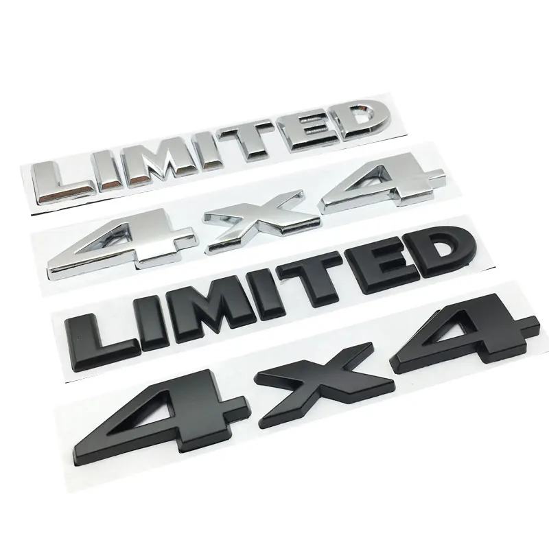 3D Metal 4X4 limitado 75 aniversario emblema pegatina maletero trasero puerta delantera insignia lateral para Jeep Grand Cherokee Compass Wrangler