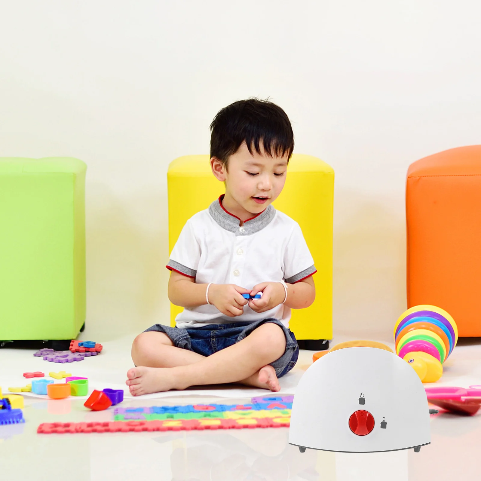 

Bread Machine Toy Simulated Kids Play House Supply Plastic Education Child Kitchenware Lightweight Safe Smooth