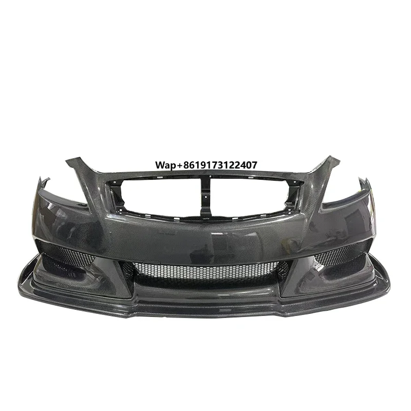 

High Quality Full Carbon Fiber Front Bumper for G37 Perfect Fitment