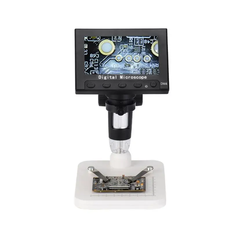 

Real Picture 16MP 4.3 Inch Screen Portable Desktop Screen Magnifier Digital Microscope 1000X With LCD Display