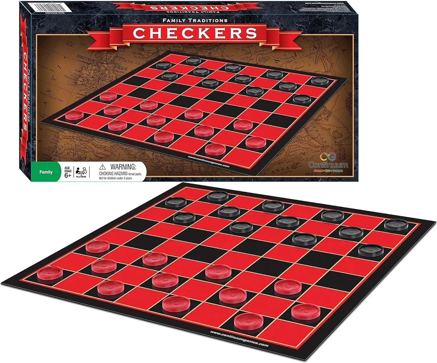 

Checkers Family Traditions Board Games for 72 months to 1188 months