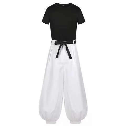 Hemixush Anime Cos Fushiguro Toji Cosplay Costume Full Set Male Suit Party Uniform