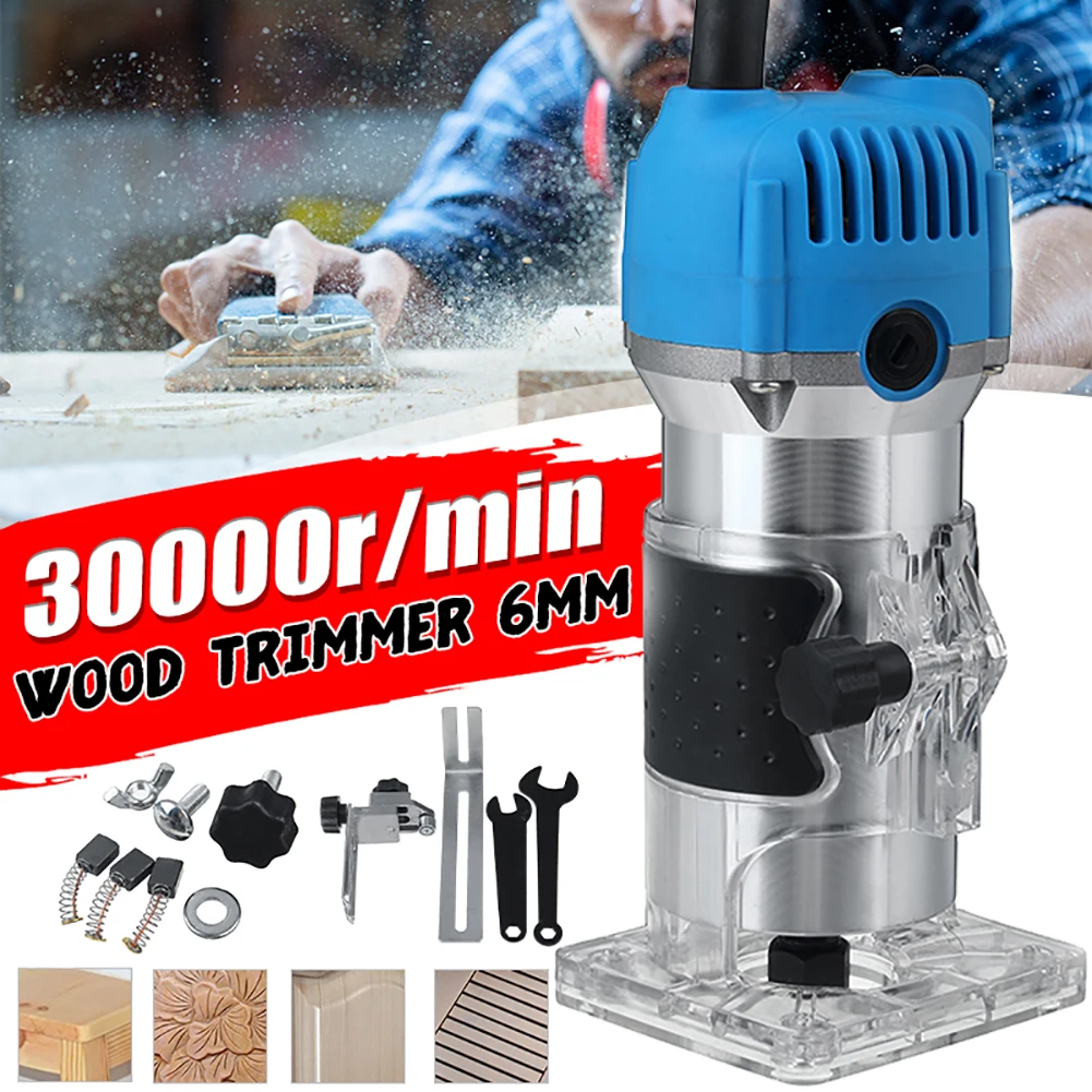 

Woodworking Trimming Slotting Machine Engraving Electromechanical Wood Milling Wood Slotting Machine Power Tools US Plug