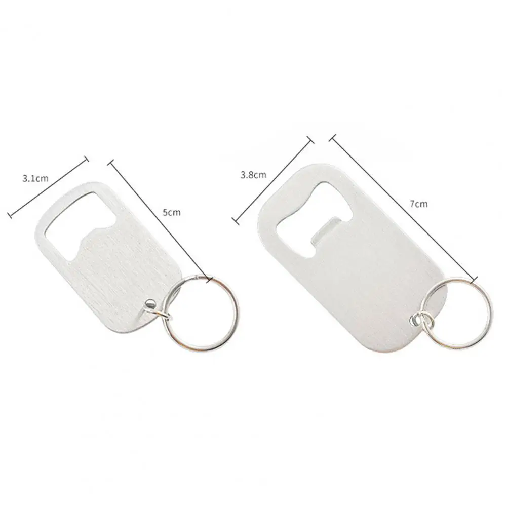 Beer Opener  Useful Stainless Steel Flat Speed Bottle Cap Opener  Compact Can Opener