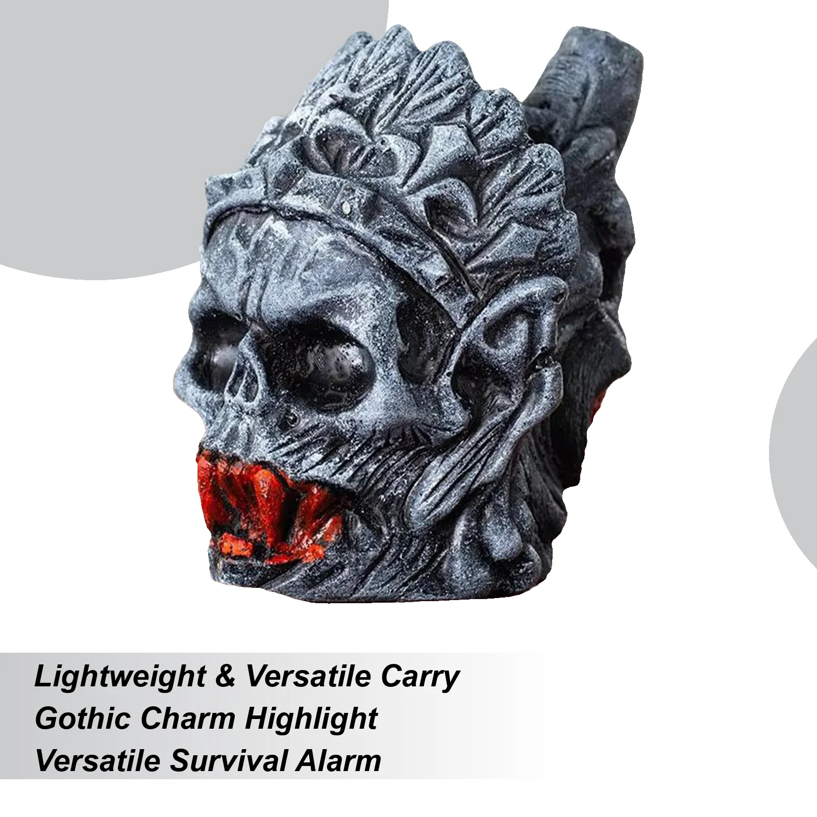 Aztec Death Whistle Halloween Vampire Aztec Death Whistle Atmosphere Booster Gothic Prop Survival Tool For Outdoor Sports