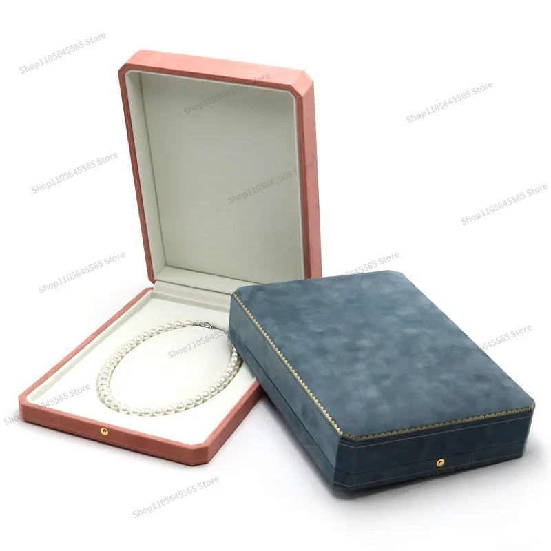 For Octagonal Lace Storage Box, High-end Velvet Gift Box